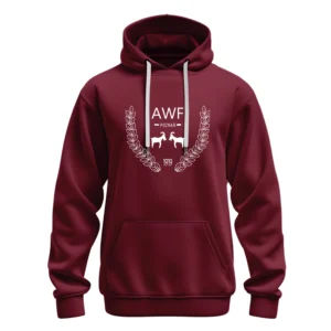 Bluza AWF Poznań Bordowa Duże