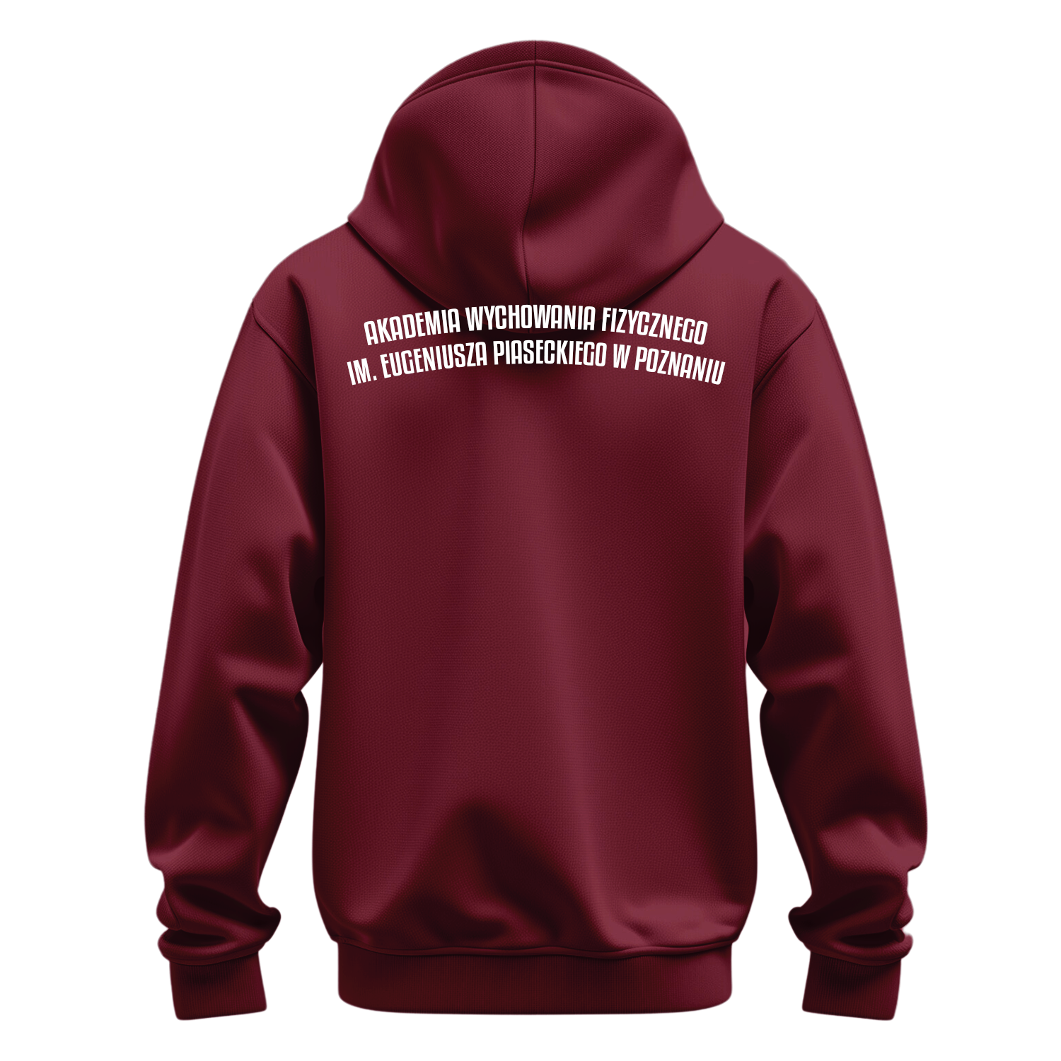 Bluza AWF Poznań Bordowa Duże - obrazek 3
