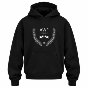Bluza OVERSIZE AWF Poznań Czarna Duże