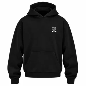 Bluza OVERSIZE AWF Poznań Czarna Małe