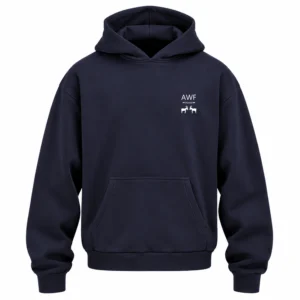 Bluza OVERSIZE AWF Poznań Granatowa Małe