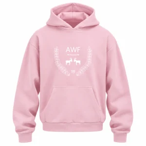 Bluza OVERSIZE AWF Poznań Różowa Duże